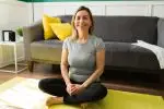 Women sitting and smilling